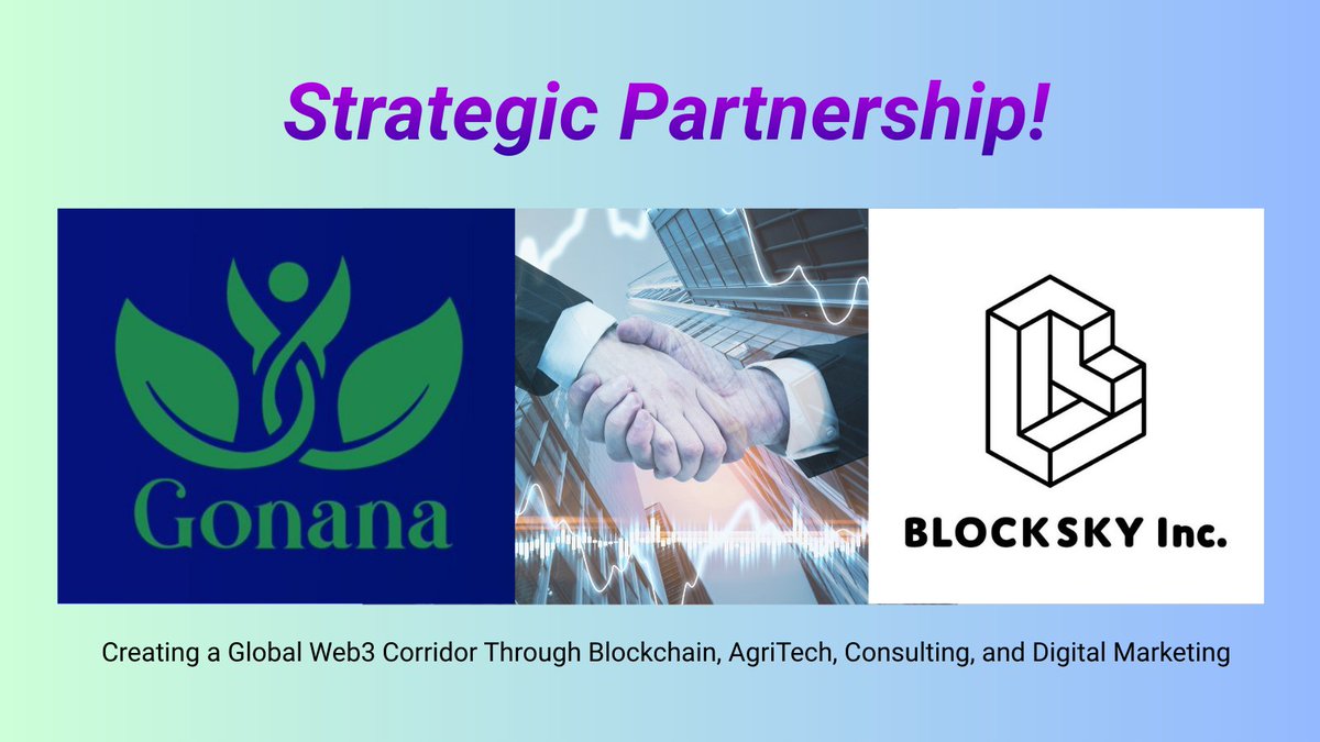 Nami3W3AP's tweet photo. Web3の世界を広げる熱いタッグが誕生!🔥
Blocksky Inc. × Gonana Farm の提携で、プロジェクトのグローバル展開がより「リアル」でインパクトのあるものになりそうです🌍
W3APのこの先の展開がすごく楽しみ! 詳細はここからチェックしてみてね👀
https://t.co/qExaOoKXLJ
#W3AP #Blocksky #GonanaFarm #StrategicPartnership #GlobalWeb3