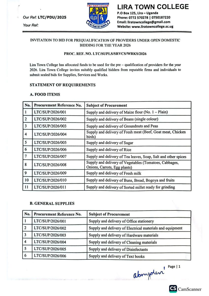 Lira Town College tweet media