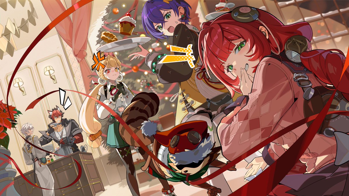 #MerryChristmas

Looks like Yuzuha and Kama got Alice mad again...

Artwork by <a href="/daymera_0/">Daymera | PROPIC</a>

#zzzero #zenlesszonezero #UkinamiYuzuha #AliceThymefield #KomanoManato