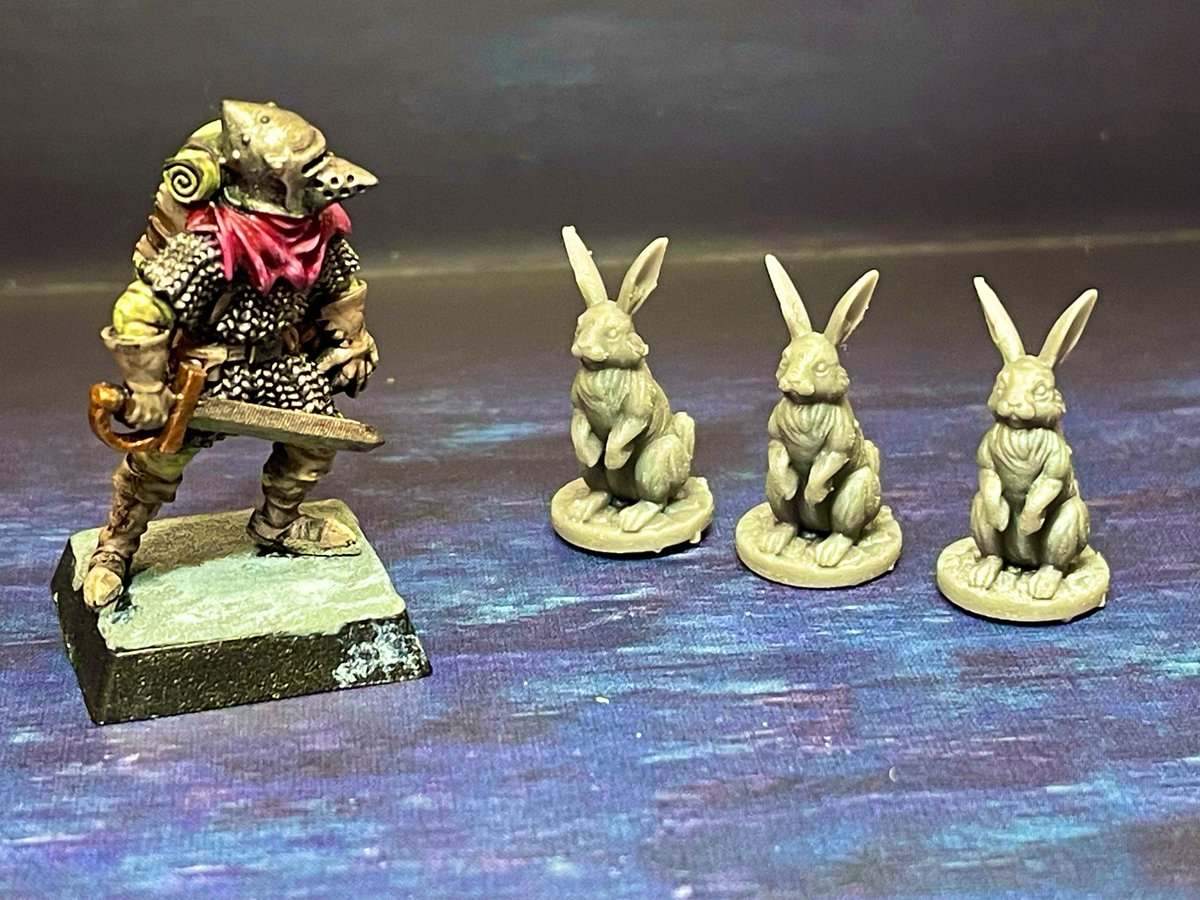 迷宮で見かけた可愛いウサギさん？ #ウィザードリィ #3DPrinting