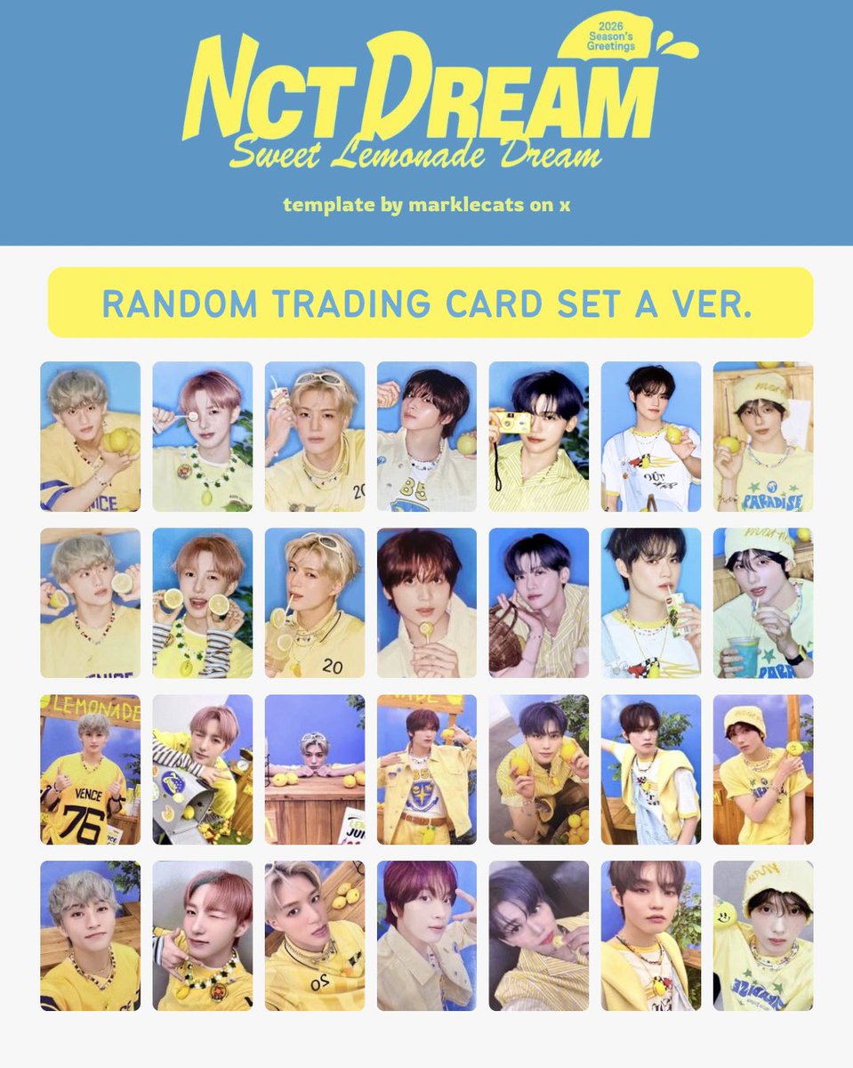 nct dream 2026 season's greetings official merchandise — random