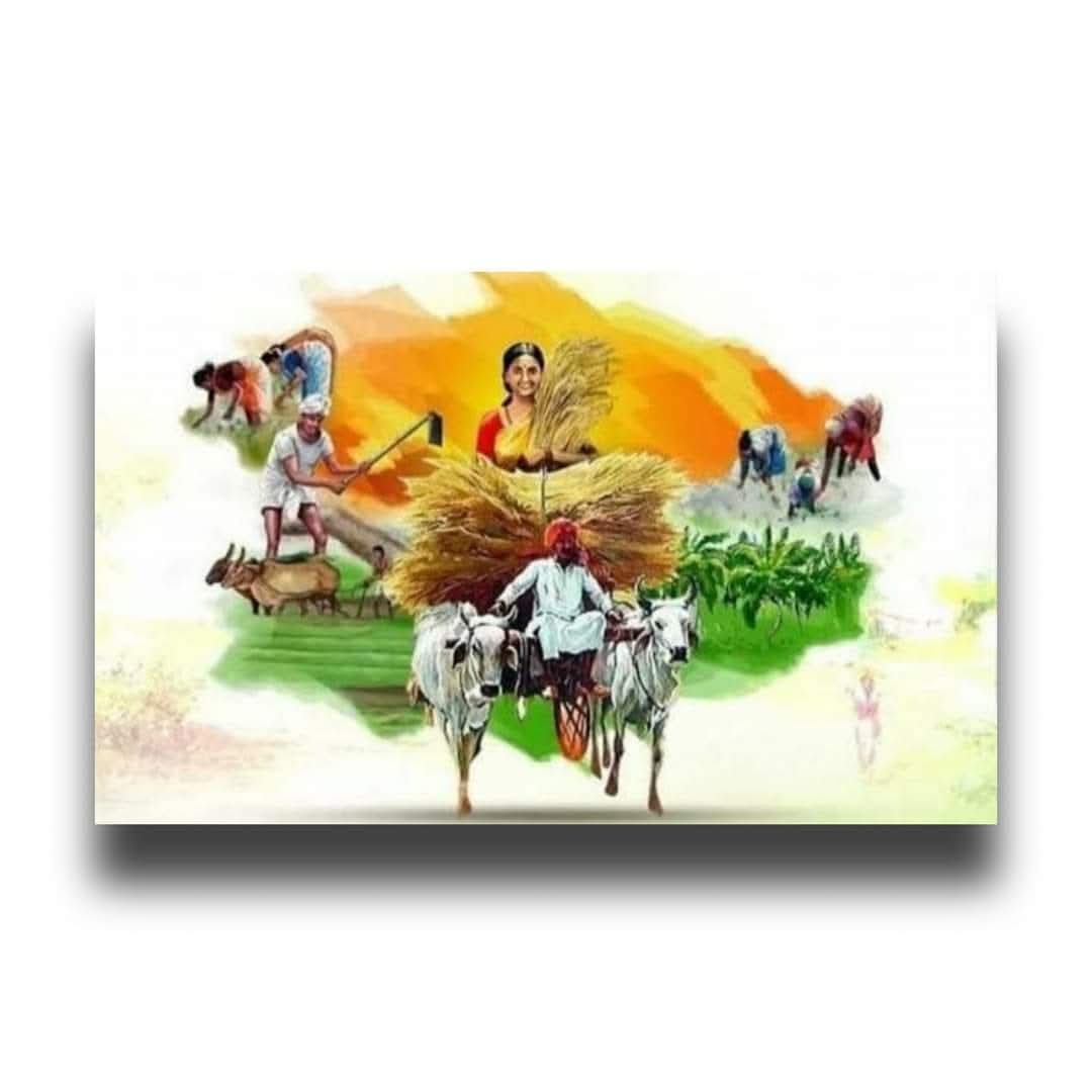 theamolchavan's tweet image. "भूमी हिच निष्ठा आणि कृषी हीच प्रतिष्ठा...!"

देशाचा भूमिपुत्र, विविध संकटांवर मात करणारा, वेळप्रसंगी रखरखत्या उन्हात राबणारा, देशाचा आर्थिक कणा, ‘आधार’ अर्थात आपला बळीराजा. आपल्या अन्नदात्याच्या मेहनतीला सलाम करण्याचा आजचा राष्ट्रीय शेतकरी दिवस. 

#शेतकरी
#BackboneOfIndia