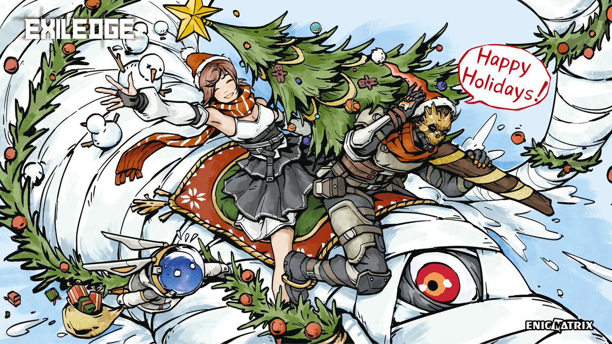 Exiledge's tweet photo. Happy Holidays! Thank you for supporting Exiledge throughout 2025. We are looking forward to sharing more exciting updates in the year ahead. https://t.co/jFy5M21kf7