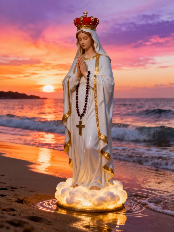 CatholicQuote12's tweet image. Our Lady of Star of the Sea, intercede for us.