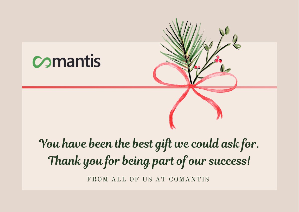 You have been the best gift we could ask for. ✨
Thank you for being part of our journey and success. 🚀
Grateful for every partnership and every shared win. 😊
Wishing you a wonderful festive season.🎄

🎁 No need to wait for Santa, let us talk business: lnkd.in/eVKkAjza