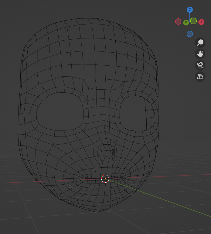 JayieSDARVR's tweet photo. Actually modeling a face for once. It's fun doing more organic stuff from time to time. Next I'm going to be working on giving the face more shape to make it feel more unique and adding in brows/lashes to get a better vibe of what I want to do. We shall see where this goes https://t.co/JxyFbu8txk
