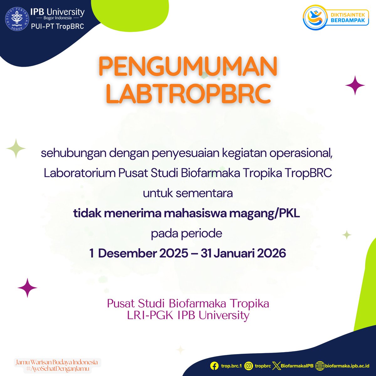 TropBRC IPB tweet media