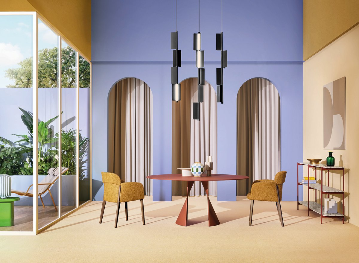 axismag's tweet image. プロダクトデザイナー川合祐介がイタリアの家具ブランドPedraliとのコラボレーションで、照明コレクション「KAWARA」を発表しました。日本の伝統的な瓦からインスピレーションを得たモジュール式の照明で、同一モジュールの組み合わせにより、横型・縦型のサスペンションやフロアタイプなど多様なバリ…