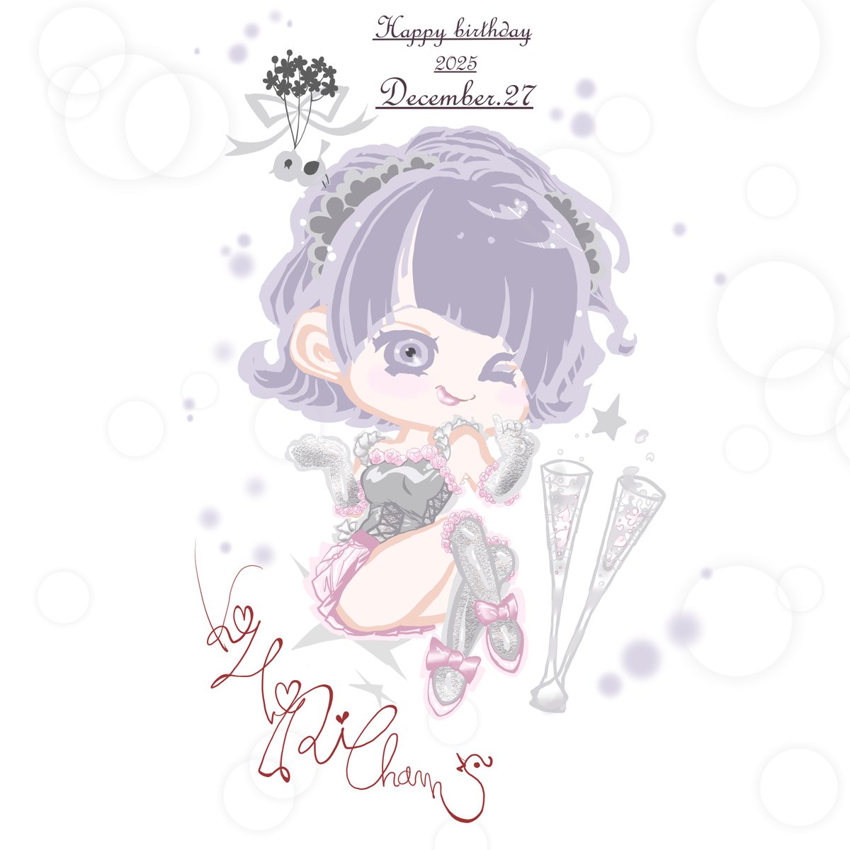 ことりのBDイベまであと4⃣日😉✨ 12月27日は、ことりちゃん