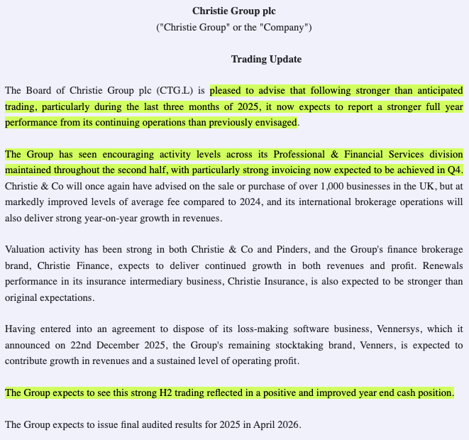 1James1n1's tweet image. #CTG - TU

✅A strong Q4 &amp;amp;, "it now expects to report a stronger FY performance ... than previously envisaged"
✅Professional &amp;amp; Financial Services activity "encouraging"
✅Also guides on an improved Y/E cash position.

Interesting to see the 20% SP rise y'day on modest news... 🤔