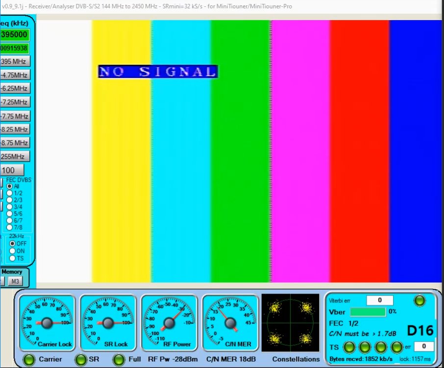 color bars activated on the ISS HAMTV  signal ,received at 03:05 UTC. Let’s see the next pass in thirty minutes