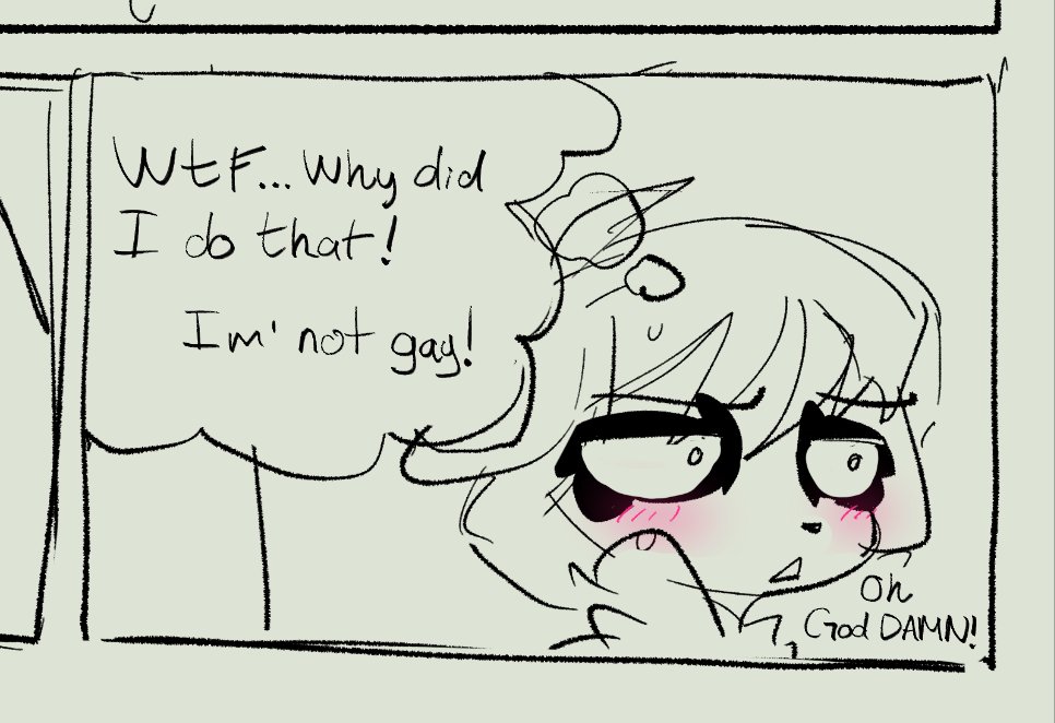 You said something!
Woas! Why did I do this? 
#comic #Original