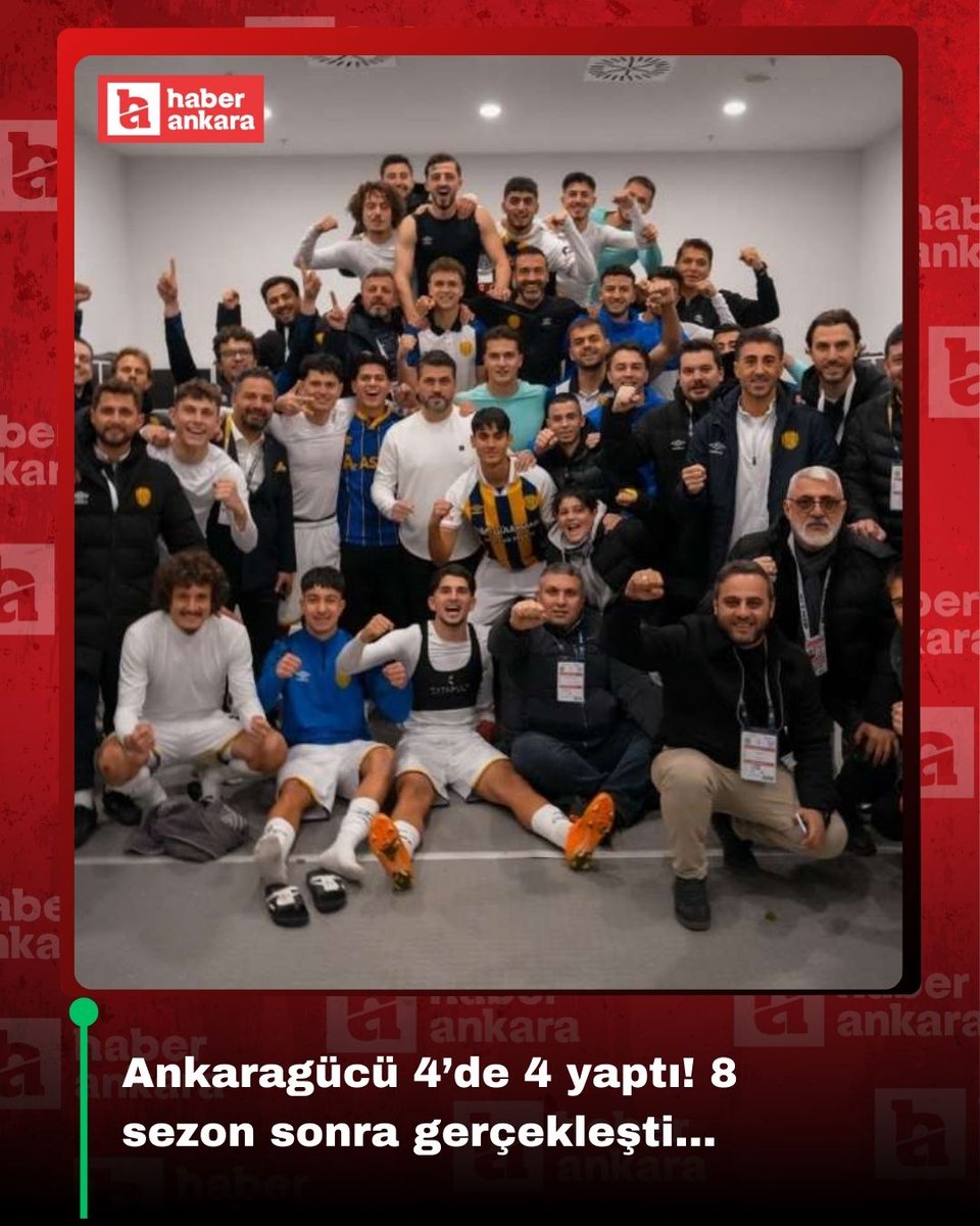 Ankaragücü 4’de 4 yaptı! 8 sezon sonra gerçekleşti...
haberankara.com/ankaragucu/ank…

<a href="/Ankaragucu/">MKE Ankaragücü</a>