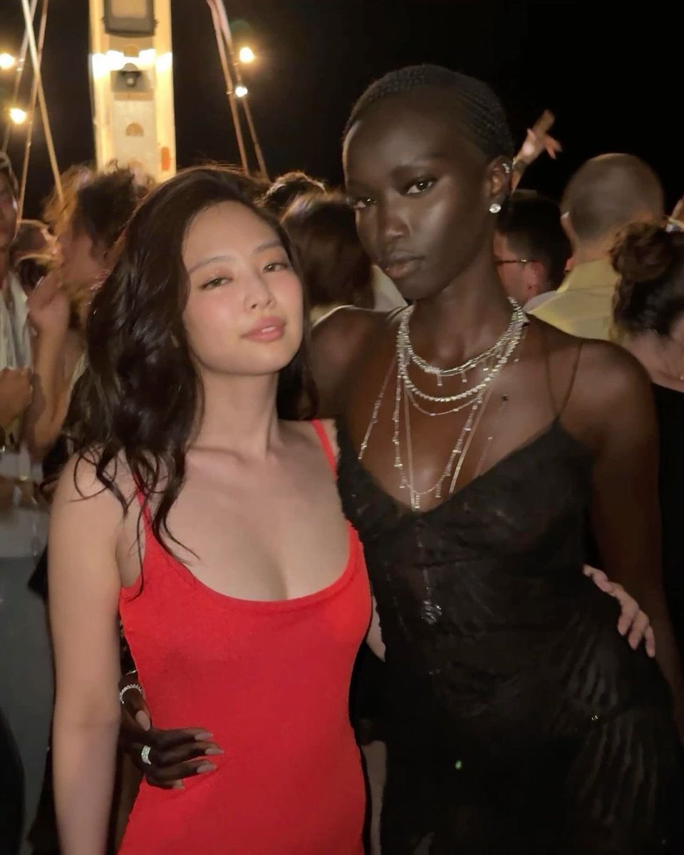 jnscroll's tweet image. you cant rewrite history this was literally last year at an after party alongside models like anok yai