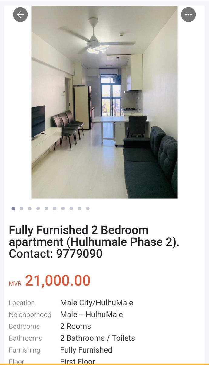 How is this okay? An apartment given under a social housing scheme is being openly rented out, FOR  21,000/- rufiyaa. Why isn’t <a href="/hdcmaldives/">Housing Development Corporation</a> looking into this? And why are people like this being given social housing units in the first place?