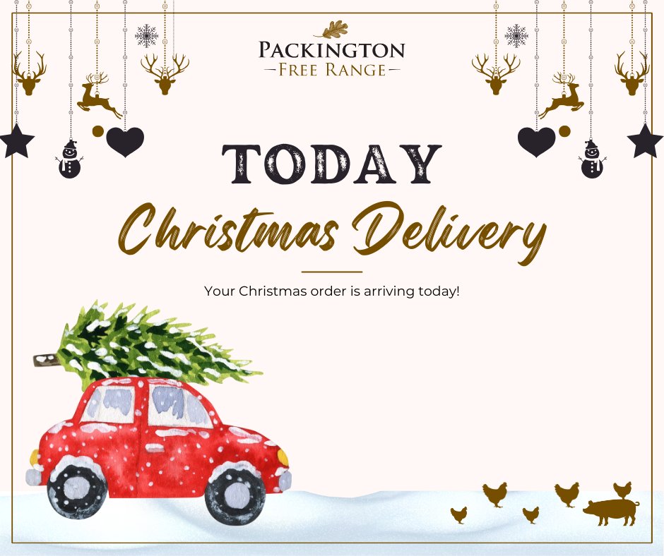 PackingtonFR's tweet image. 🚚✨ It’s delivery day!

Christmas cockerels are on their way to everyone who selected home delivery. Keep an eye on your doorstep!

Thank you so much for choosing us — we hope you enjoy an incredible festive meal. We’d love to see your photos, so feel free to share and tag us!