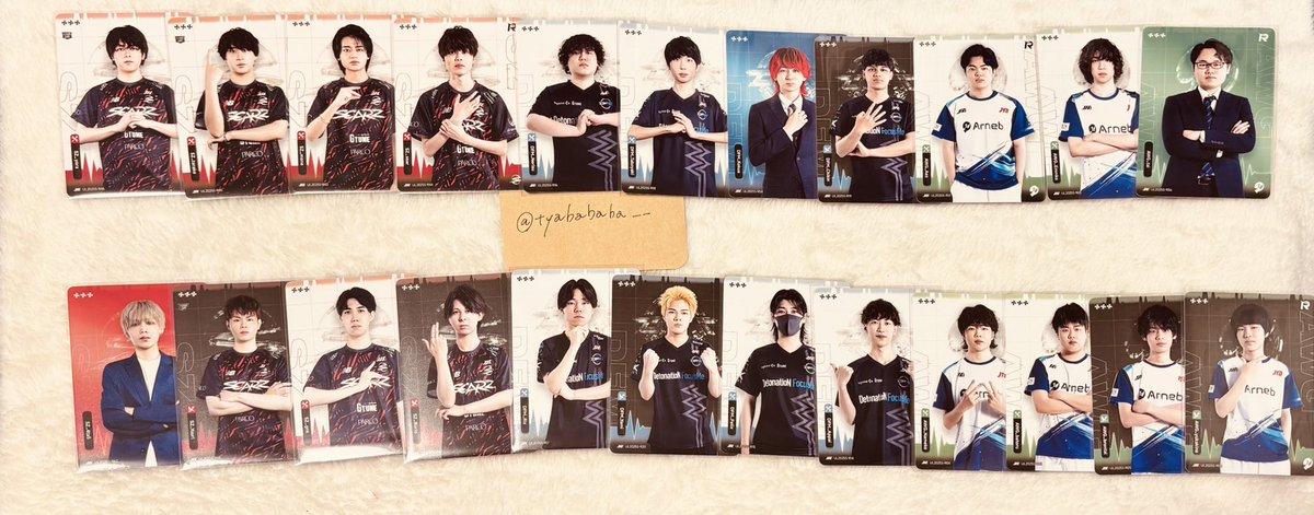 tyabababa__'s tweet photo. 【交換】identity Ⅴ Japan League カードコレクション IJLカード 複製サイン 2025夏シーズン

譲)画像1〜5枚目(5枚目ツリー先)

求)⛩(最優先)＞🌱＞その他🤘メンバー

郵送交換希望  出来るだけレア度が同じ物で交換希望しております。
条件の良い方、纏めての方優先
お気軽にお声がけ下さいませ https://t.co/0TQKzXaKoZ