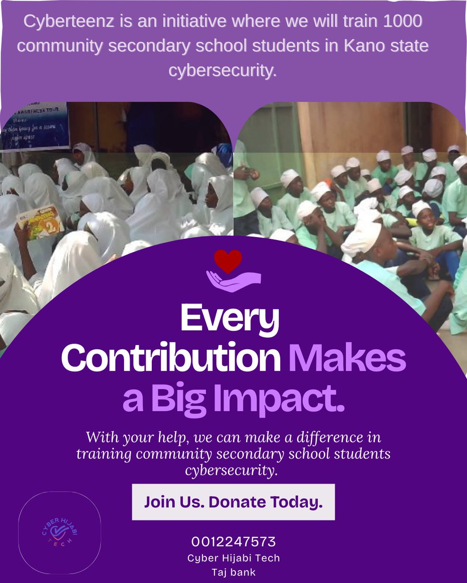Day 6 of seeking support for cyberteenz initiative.
<a href="/barauijibrin/">Barau I. Jibrin</a> <a href="/AlkaliSgr/">SGR</a>