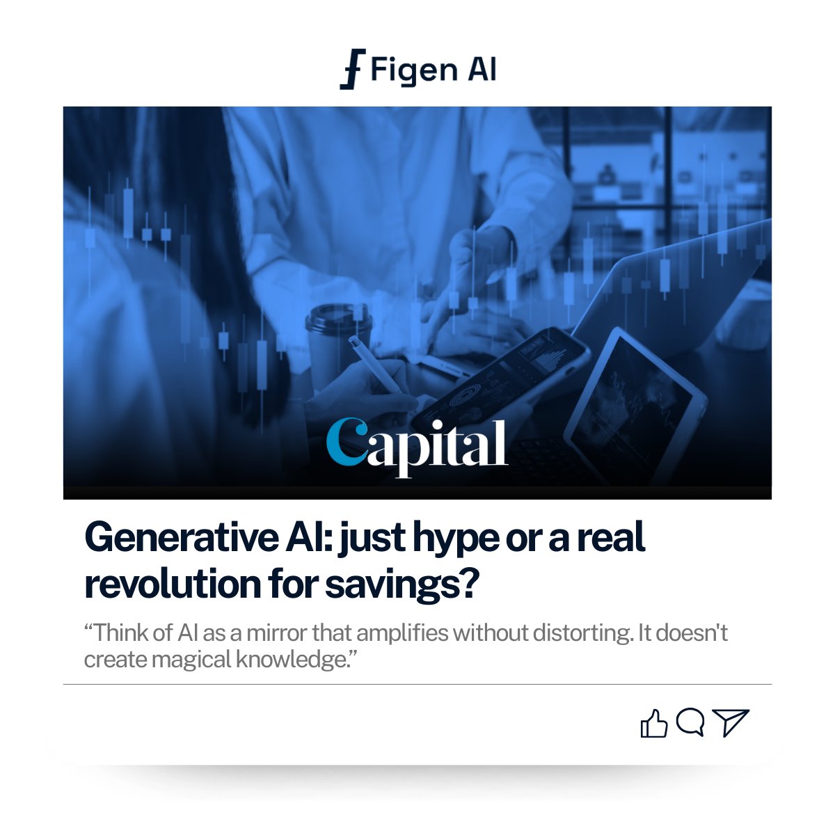 Figen_AI's tweet photo. AI is the new "trusted third party" in Wealth Management. 

@VincentAurez explores the Generative AI Paradox: what is the human value in a 3-second answer world?

Full column for @MagazineCapital below.
https://t.co/4Rf7h3ivkY https://t.co/2C5Aa4jFsC