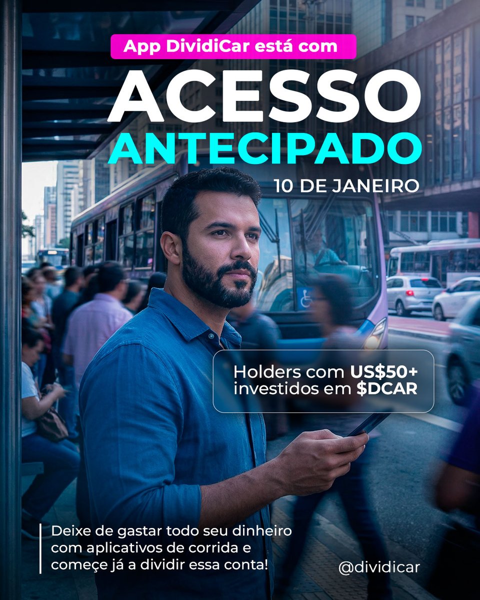 DIVIDICAR 🚕 | Economize no Uber + ganhe tokens tweet media