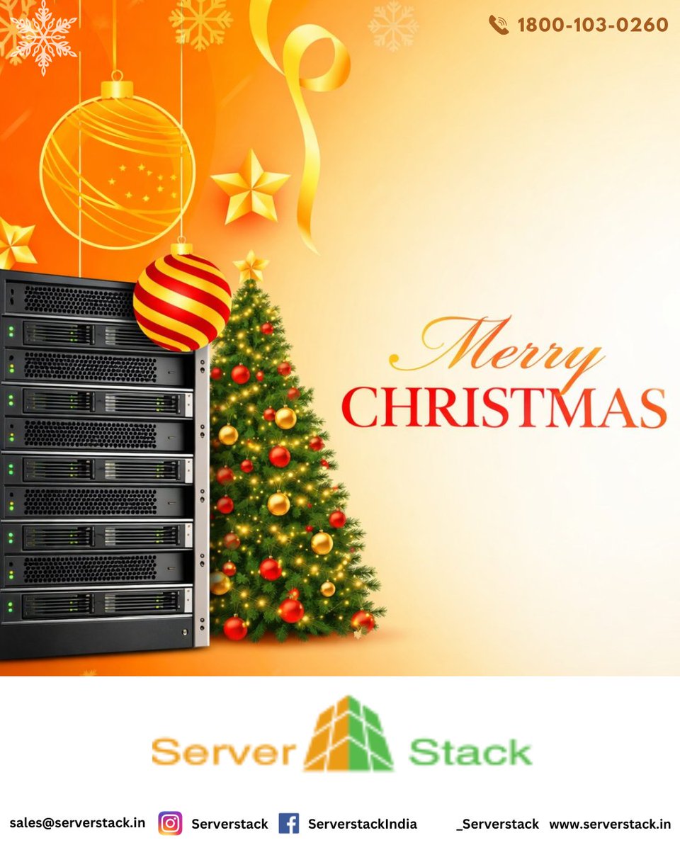 _Serverstack's tweet photo. 🎄 As the year wraps up, we’re grateful for the opportunity to support your business with the best in server technology. Wishing you a Merry Christmas filled with growth and reliability! ❄️

Read More 👉 https://t.co/qicwvLehy7

#RackServers #serverstack #MerryChristmas https://t.co/ElaxfLYpmi