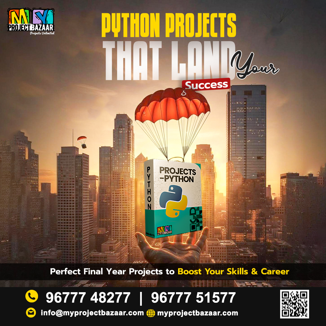 MyProjectBazaar's tweet image. Are you a finalyear student looking to make your Python project? MyProjectBazaar Elevate Your Career Portfolio with emerging projects

myprojectbazaar.com

#myprojectbazaar #pythonproject #python  #programming #coding #engineering #finalyearprojects #computerscience #college