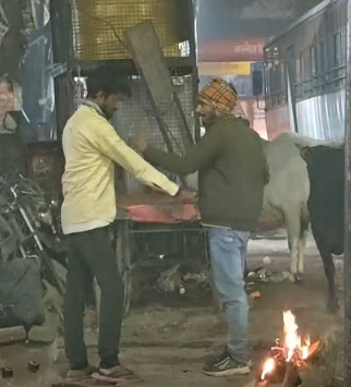 bstvlive's tweet photo. कन्नौज : अलाव के पास नशेबाज युवकों का उत्पात

➡अलाव को घेरकर नशे में धुत युवक खड़े
➡दोनों युवकों में होती रही गाली-गलौज
➡सदर के सरायमीरा क्षेत्र का मामला

#Kannauj #DrunkYouth #Alav  @kannaujpolice https://t.co/uEBcHEIZuf