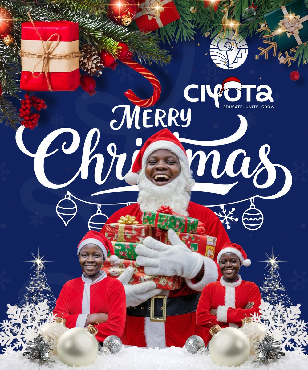 ciyotaofficial's tweet photo. 🎄 Season’s greetings from CIYOTA
In 2025, together with our partners, friends, sponsors &amp; parents, we proudly reached 7,602 lives through education, skills &amp; opportunity. Merry Christmas &amp; a hopeful 2026! ✨ https://t.co/keEFrAe4Oy