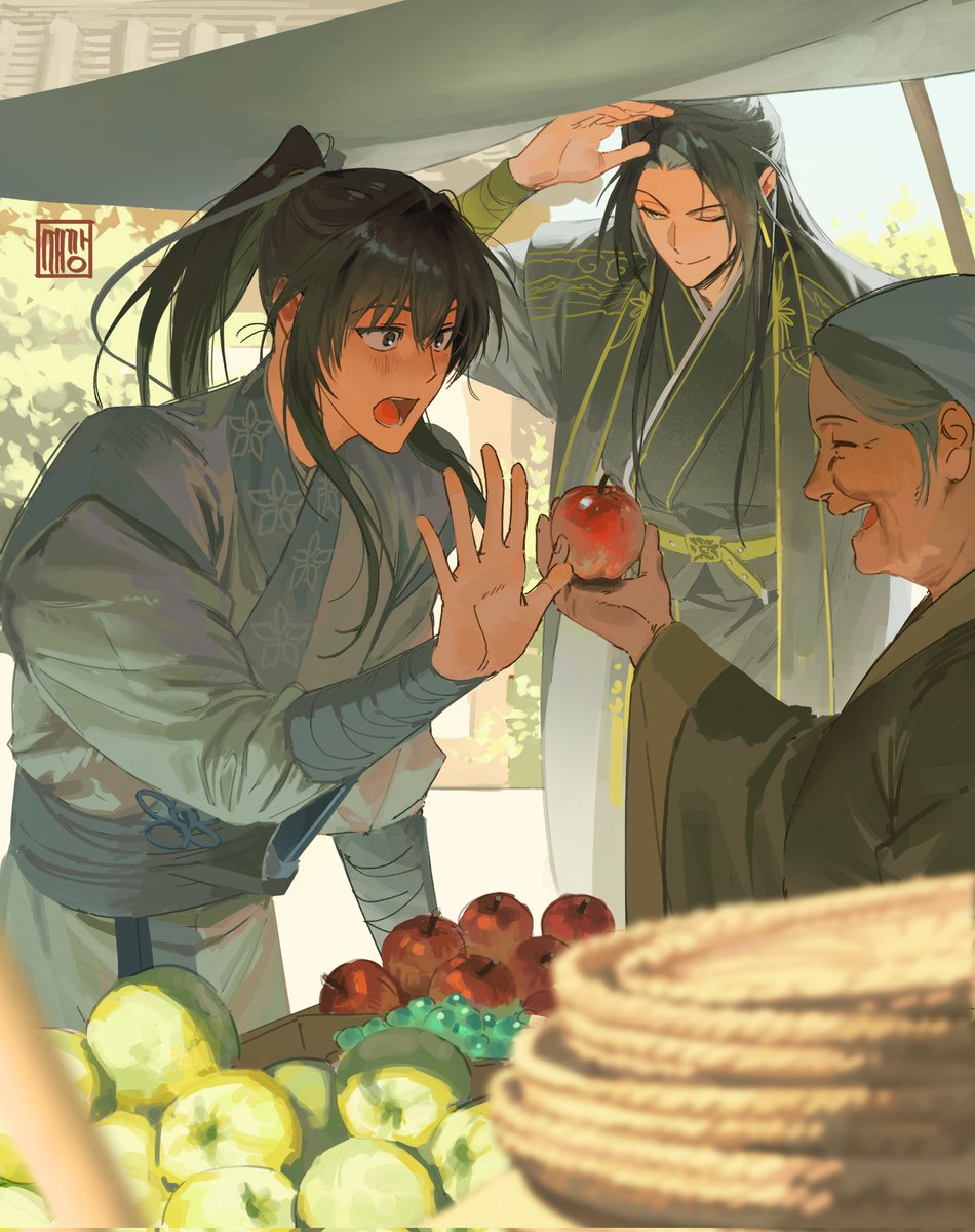 원왕생가 축전으로 도록에 들어간 팬아트입니다! 시장컷을 상상하며 그렸어요😊