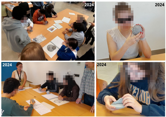 ONCE_oficial's tweet photo. 'Tocando microorganismos acuáticos'
Talleres para escolares con discapacidad visual en  el Centro de Recursos Educativos de la ONCE en Madrid 

Con materiales adaptados y diseñados digitalmente y producidos con una impresora 3D

En #REDVisual:
https://t.co/NgVIw3NNTX

#EducaciónInclusiva #InclusiónEducativa #DiscapacidadVisual #Ceguera #CRE #CienciaAccesible