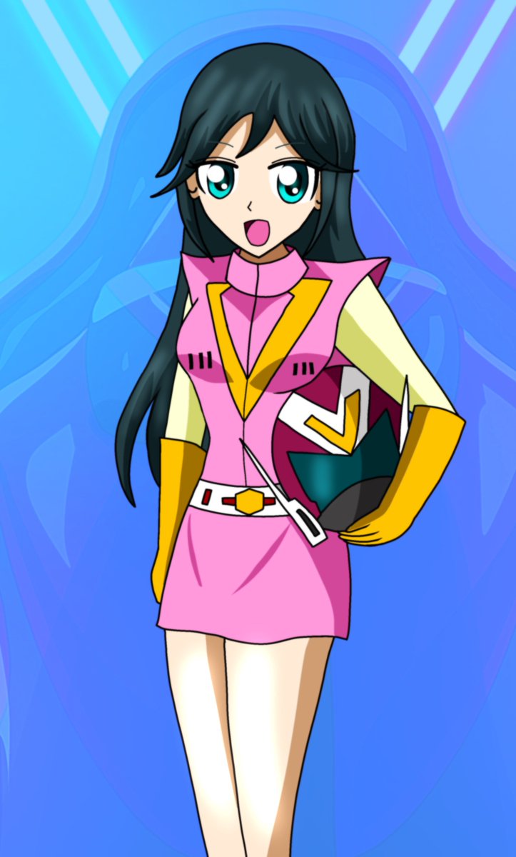 コン・バトラーVのヒロイン、南原ちずるを描いてみました。 令和の今