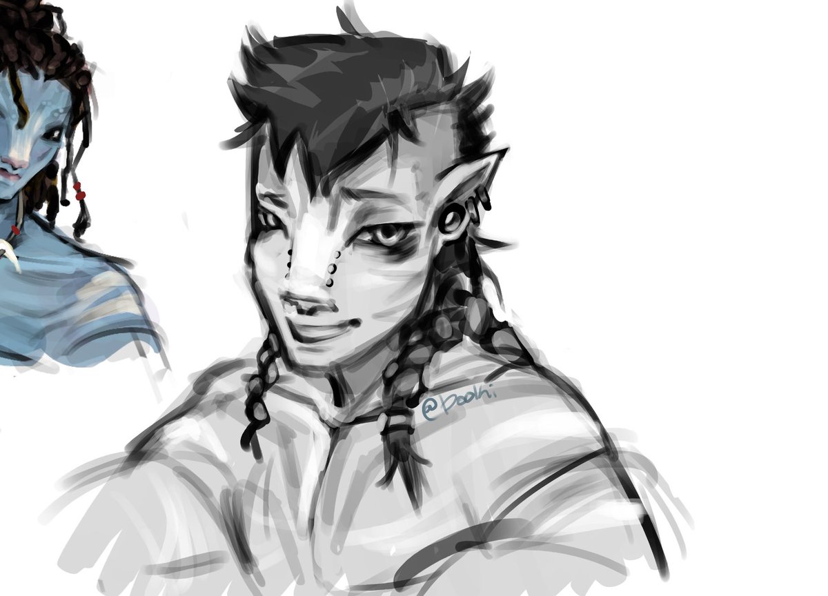 insideousbooki's tweet photo. YESYES here you go, my persona as a na’vi #AvatarFireAndAsh https://t.co/dDcTGILWNf