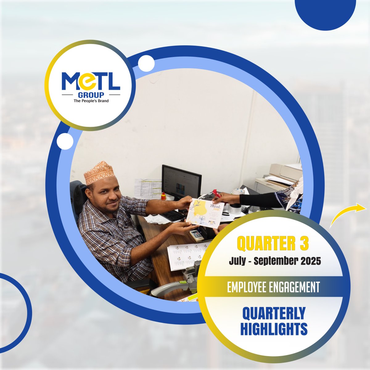 MeTL_Group's tweet image. As part of our Quarter 3 Employee Engagement highlights, we took time to recognize and appreciate the dedication, commitment, and excellence demonstrated by our teams.

Because meaningful engagement starts with genuine appreciation.

#PeopleFirst #WorkplaceCulture #TeamExcellence