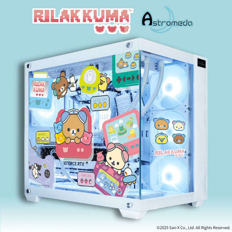 sanx_official's tweet image. 「リラックマ」と「すみっコぐらし」のゲーミングPCが登場💻✨
PCのパネル面には、それぞれのキャラクターの魅力的なイラストをプリント♪
デスクに置くだけで癒されるデザインとなっています🍀

詳しくはこちら🔽
san-x.co.jp/blog/toretate/…