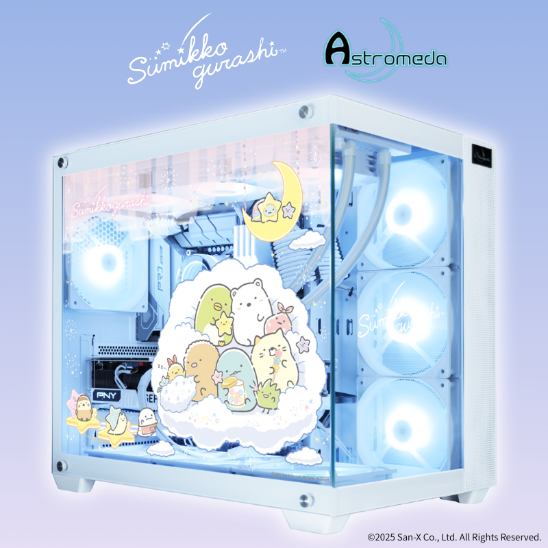 sanx_official's tweet image. 「リラックマ」と「すみっコぐらし」のゲーミングPCが登場💻✨
PCのパネル面には、それぞれのキャラクターの魅力的なイラストをプリント♪
デスクに置くだけで癒されるデザインとなっています🍀

詳しくはこちら🔽
san-x.co.jp/blog/toretate/…