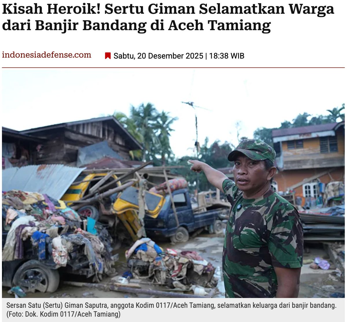 MuamarSending's tweet photo. Setuju banget fren, kehadiran Prajurit TNI Kita adalah kunci yang senyap. Bagaikan denyut jantung yang tersembunyi, mereka menjamin stabilitas dan pembangunan terus berjalan.   
Semangat Tanpa Lelah https://t.co/xA2VHRXCTT
