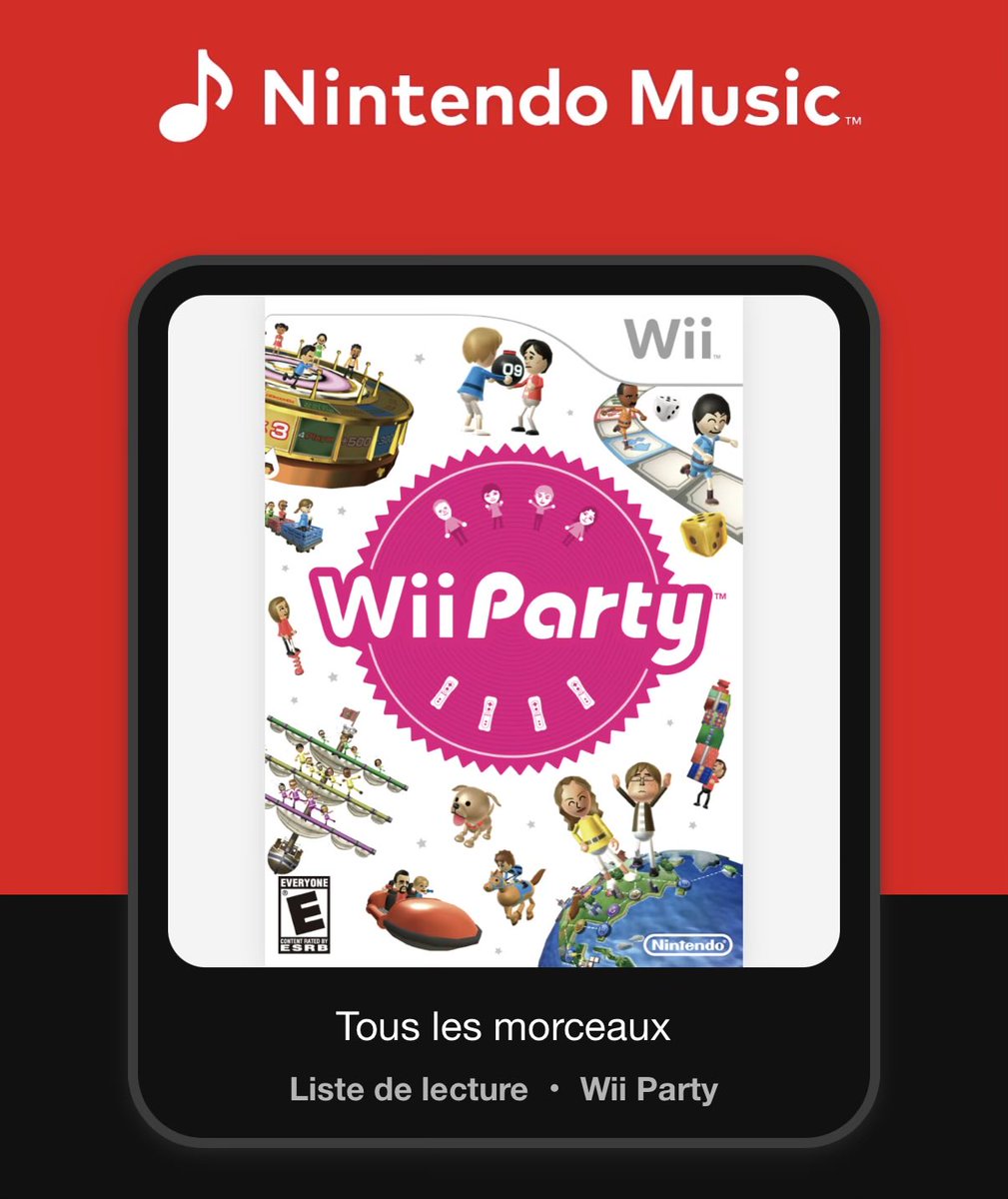 La bande-son de Wii Party a été ajoutée à Nintendo Music ! #NintendoMusic