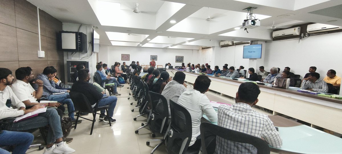 Jaspanch's tweet photo. On 19/12/2025, under the capacity building of Ayushman Bharat Digital Mission Gandhinagar, training was organized with Sub District Hospitals of Ahmedabad and Gandhinagar Regional under the leadership of the Hon.Commissioner Health-Rural and Mission Director, NHM, Gujarat. https://t.co/IbTICc6acx