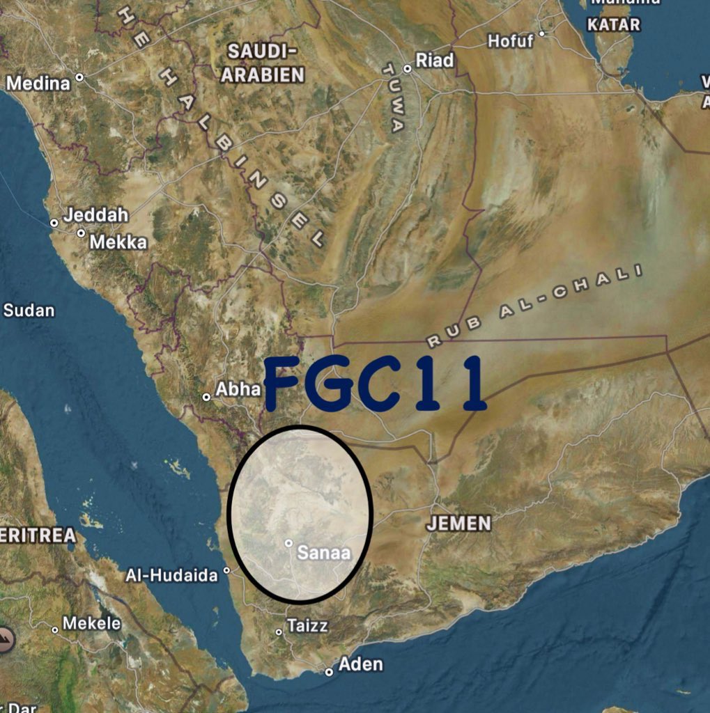 في هذه المنطقة اكتشفنا خلال المسوحات الجينية 

عينة قسمت اضخم فرع عربي FGC11 واكدت اقدم التقاء جيني يمني أسفله  (آنس ذمار) 

عينات من روحان شكلت فرع موازي لأضخم فرع عربي اسفل FGC11 ( الفرع YMA1317, روحان المحويت )

عينات شكلت فروع جديدة آسفل اضخم فرع عربي من FGC11 (اسفل الفرع