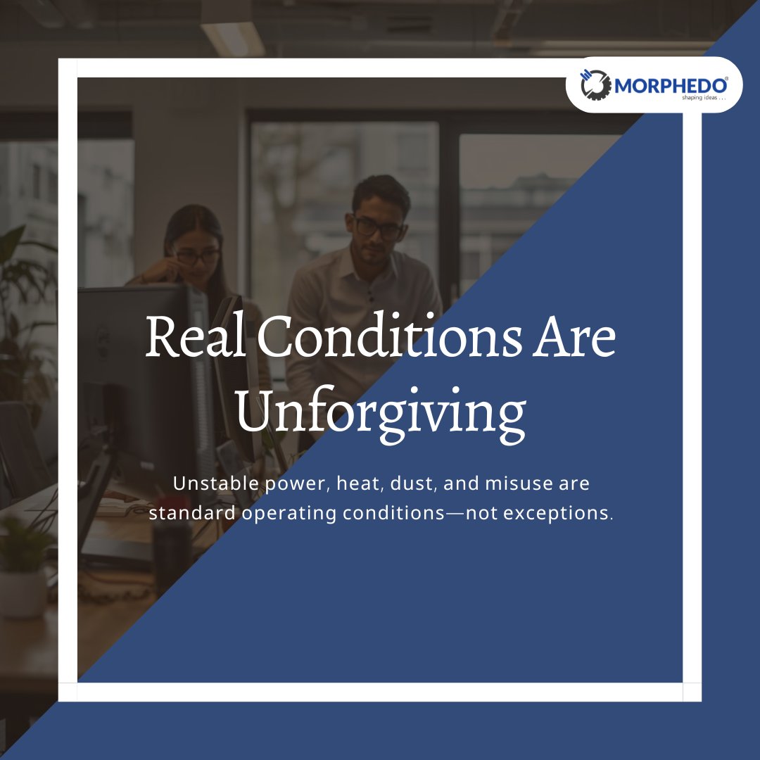 MorphedoIndia's tweet image. Most products work perfectly, until they meet the real world. At Morphedo, we design systems meant to survive real-world conditions.

#RealWorldEngineering #HardwareReliability #DeepTech #ElectronicsDesign #ProductDevelopment #Morphedo