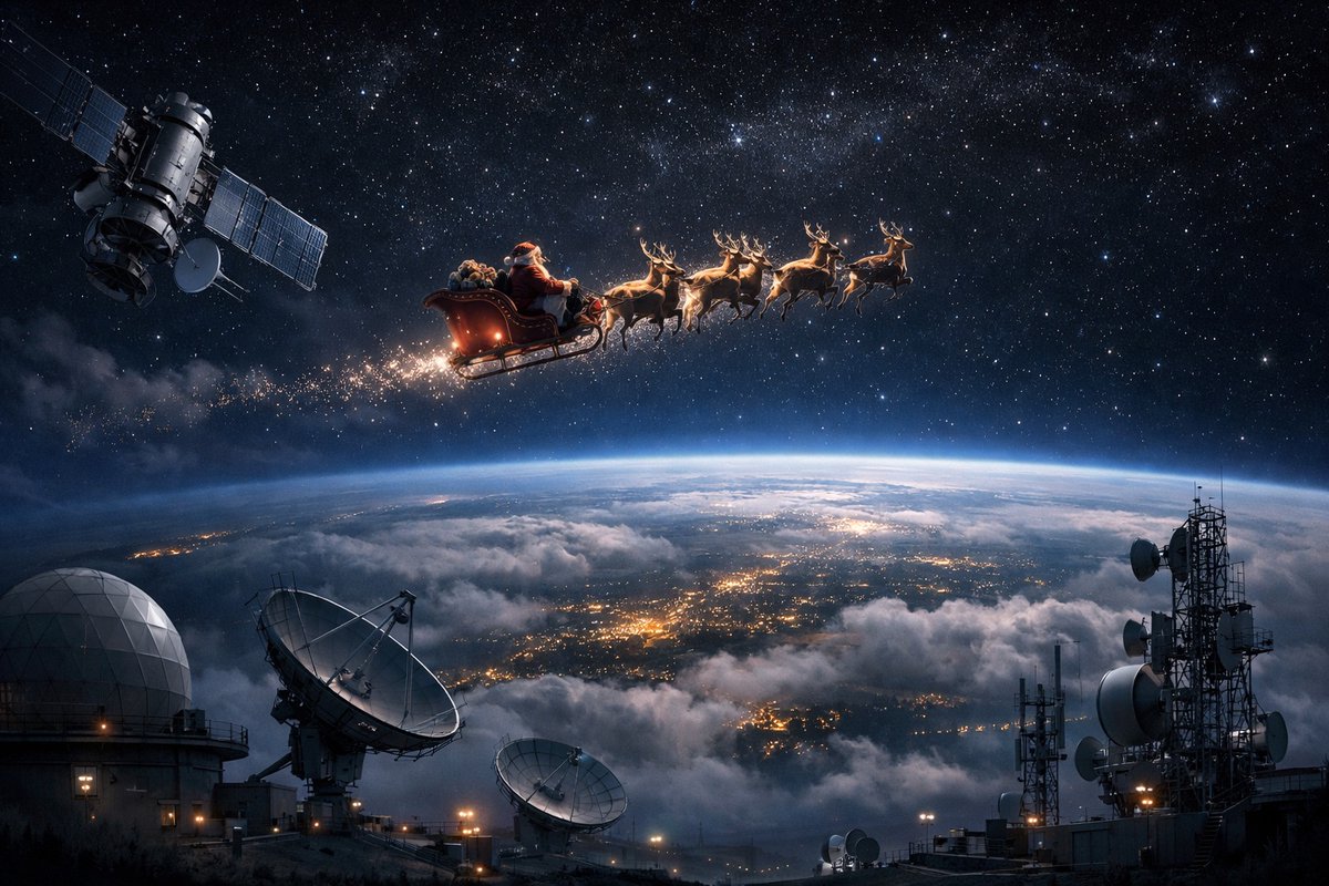 DailyTocana's tweet image. 【実話】サンタクロースを70年追い続けているのは世界最強クラスの軍事組織でした。

冷戦下のアメリカ、1本の間違い電話。
電話の向こうにいたのはサンタを信じる少女。
対応したのは核ミサイル監視の最前線にいた大佐。

この“偶然”からNORADのサンタ追跡作戦は始まります🎄
tocana.jp/2025/12/post_2…