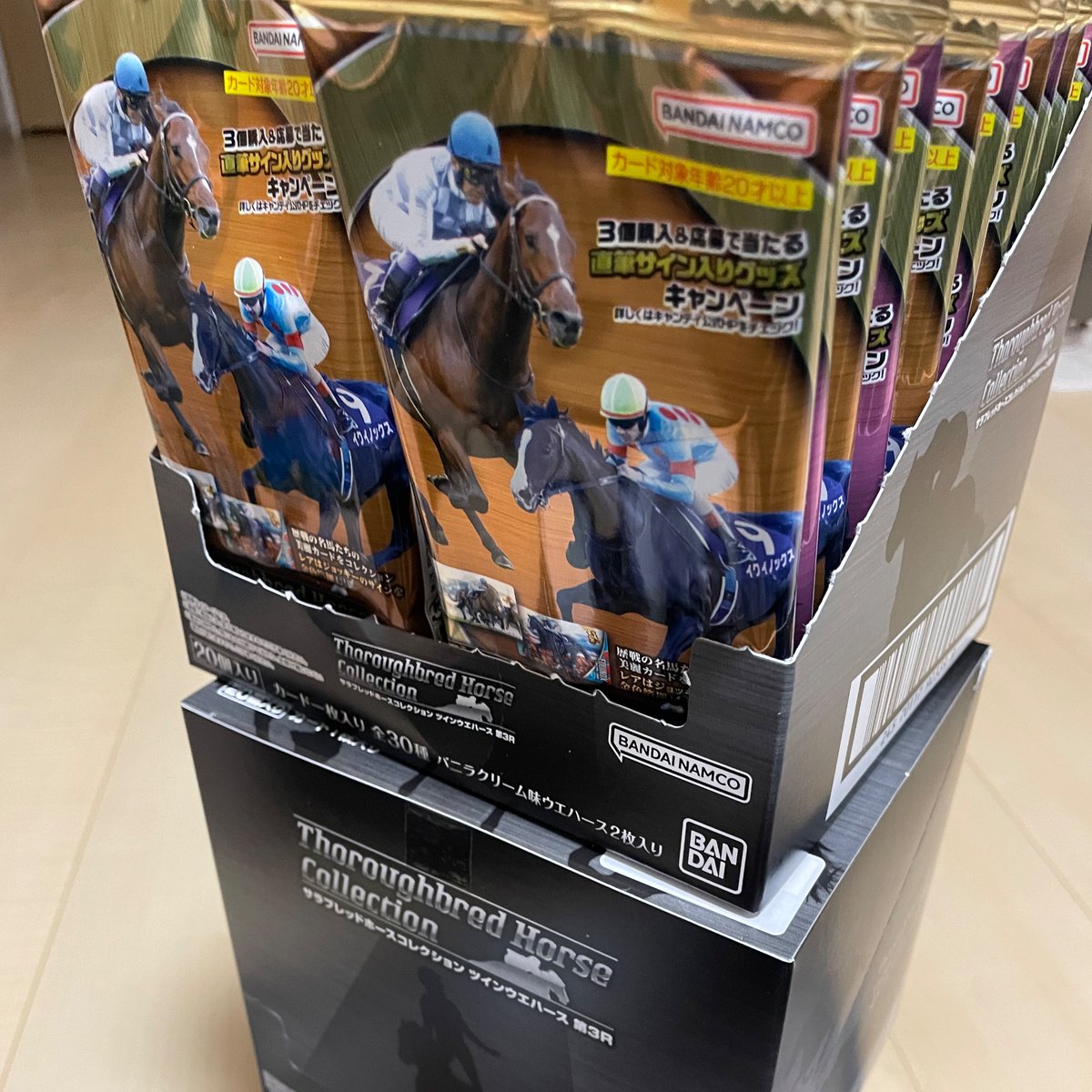 サラブレッドホースコレクション第3R着弾🐎 3箱でノーマル揃わず