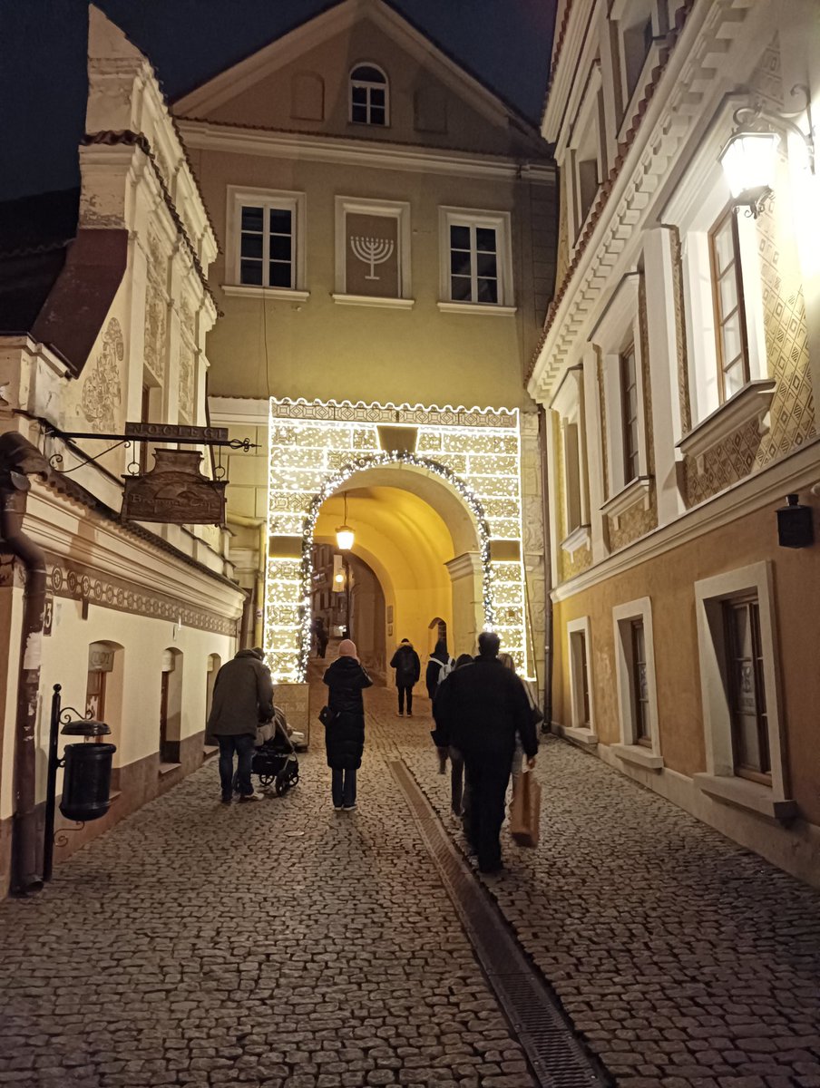 Brama Grodzka przed Bożym Narodzeniem, Lublin.