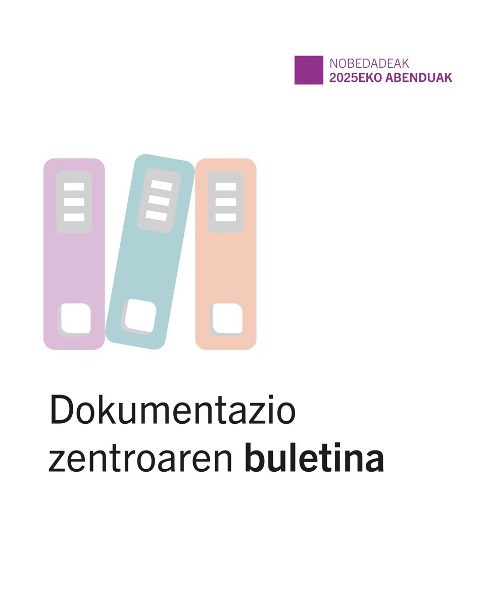 📩🆕 Zure sarrera-ontzian eskuragarri! 📰
🙋🏽 Argitalpen guztiak jaso nahi baduzu, harpidetu! 🔗👉🏽 labur.eus/harpidetu-susc…