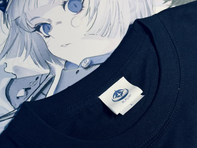 Tシャツはオリジナルタグ付き バックプリントは乱視入り