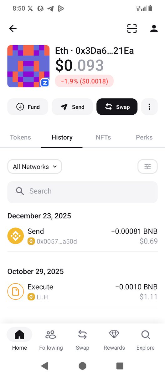 Got drained this morning on my wallet 

Was trying to fund a decentralized trading platform So i could test it out all of a sudden I couldn't see the funds on my wallet 

I had to check onchain before I saw that the funds was gone.

I had a feeling in past I was compromised