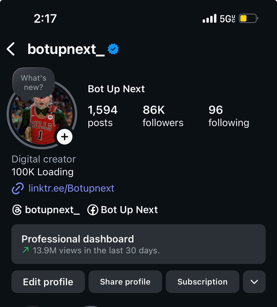 BotUpNext1's tweet image. Facebook 48K
IG 86K

IG is good for funneling followers to other platforms and Facebook is great for making a bunch of money. I think it’s time to start the YouTube Takeover 😃👍🏾