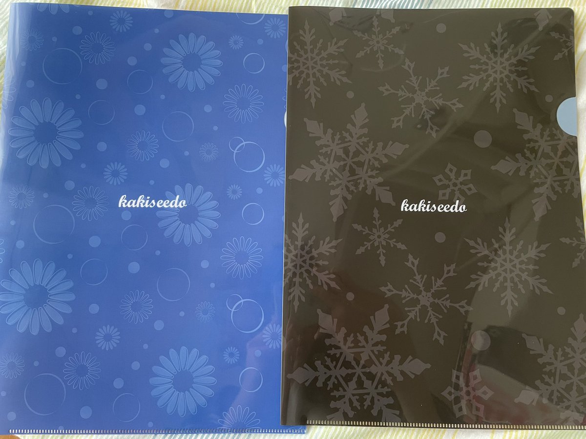 クリアファイル来ましたぜ！ 裏面含め感じです ええやないのこれぇい！