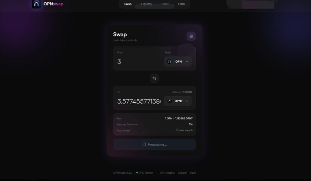 Just explored the <a href="/IOPn_io/">IOPn</a> ecosystem swapped $OPN and bought assets on the tokenization platform

Swap: swap.iopn.tech
Tokenization: rwa.iopn.tech

Luxury brands like Tonino Lamborghini, Mansory Collection &amp; Amaal are featured
IOPn is one to watch <a href="/xeetdotai/">xeet</a>