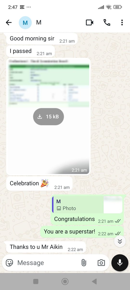 AObilana's tweet image. Congratulations M! 

She joined my special revision class for ICAN Nov 2025 diet exams 

- 10 Days of PM and; 
- 10 Days of FM

and passed both

Frame 1: How it started 

Frame 2 &amp;amp; 3: How it ended.